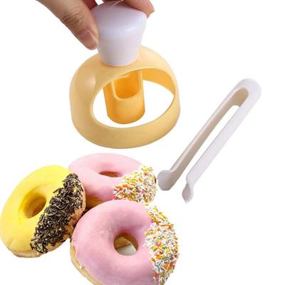 Dessert Bread Plastic Bakeware Kitchen Doughnut Mold Donut Mould Dough Maker Cake Decorating Tool