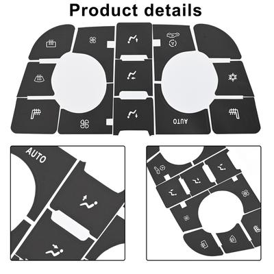 Accessories Stickers Button Dashboard Easy Installation