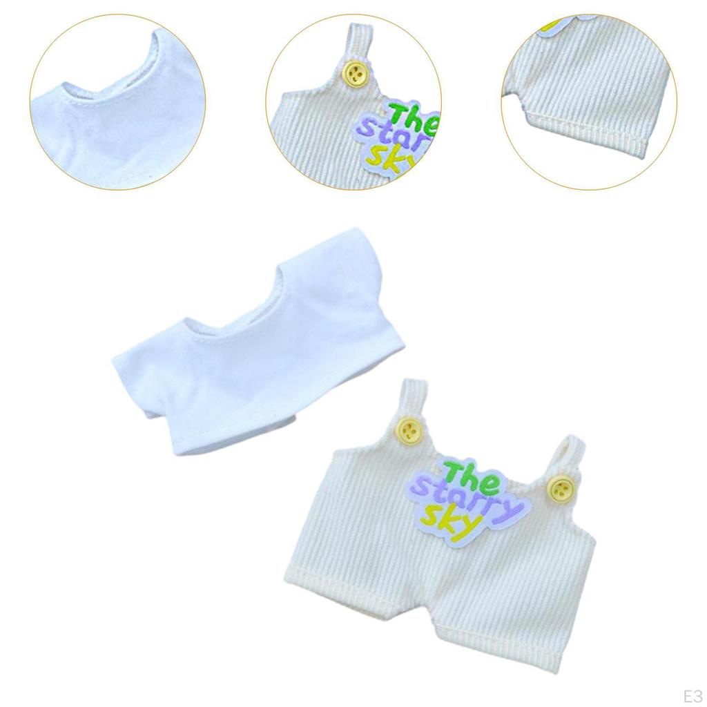 Doll Clothes Set , Outfits for 15cm Dolls Dress up Boy Girls Thanksgiving