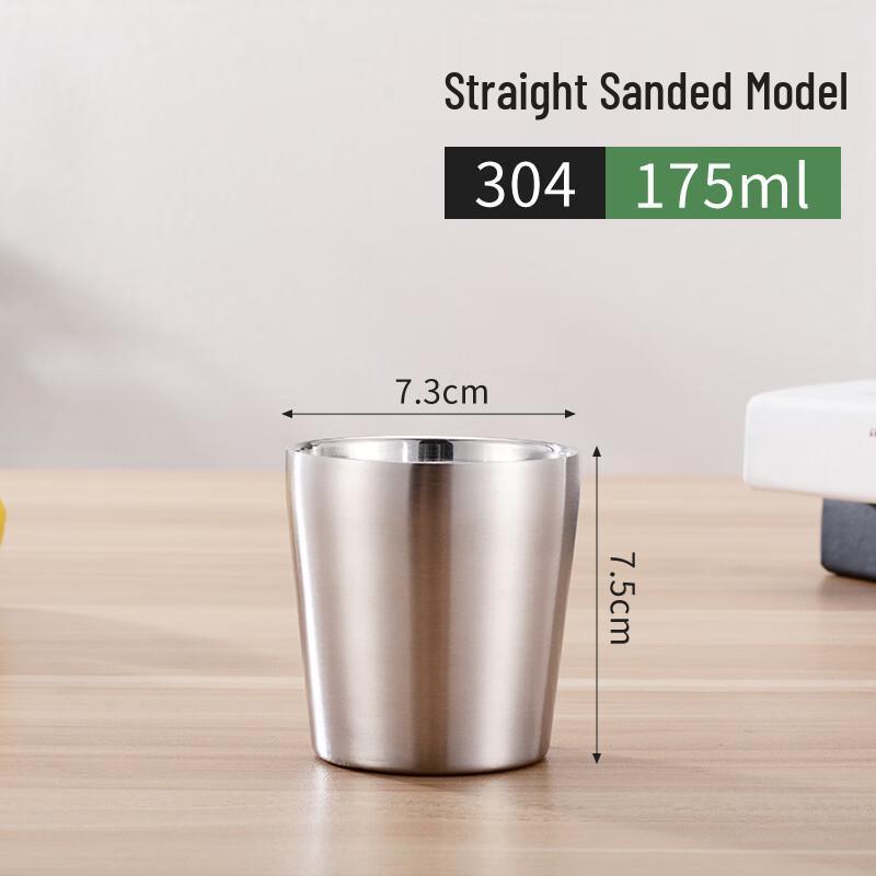 Korean Style 304 Stainless Steel Double-Wall Insulated Mug