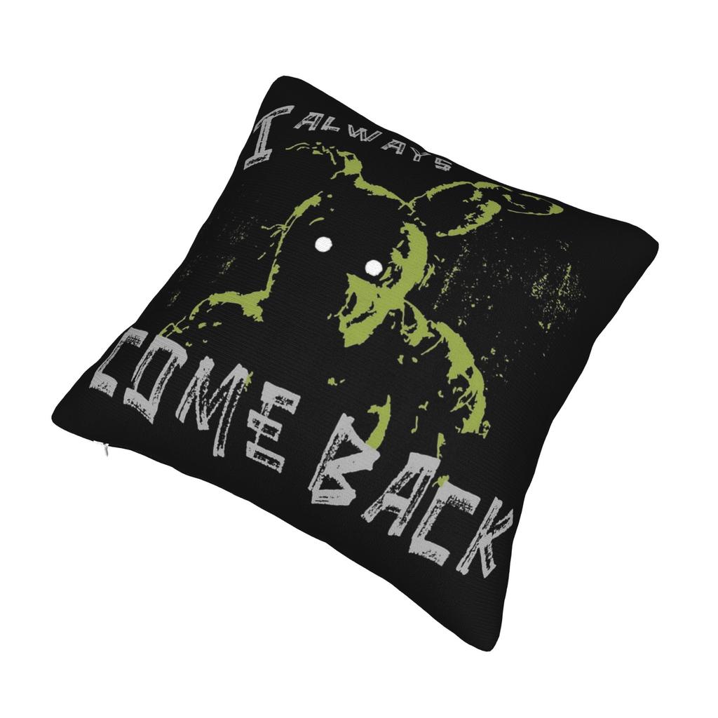 Springtrap Freddyed Bonnie Game Pillowcase Soft Polyester Cushion Cover Decorations Pillow Case Cover Home Zipper 40X40cm