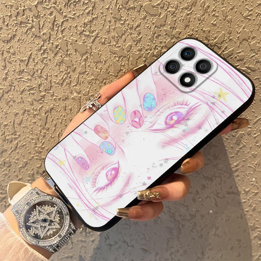 Hülle für Honor X8 90 8X X7 Magic5Lite X5b 200 400 Lite X9a X6 70 Funda Handyhülle Retro Mode Anime Augen