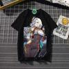 Genshin Impact cosplay gra manga T-shirt koszulka podkoszulek podkoszulek poliester