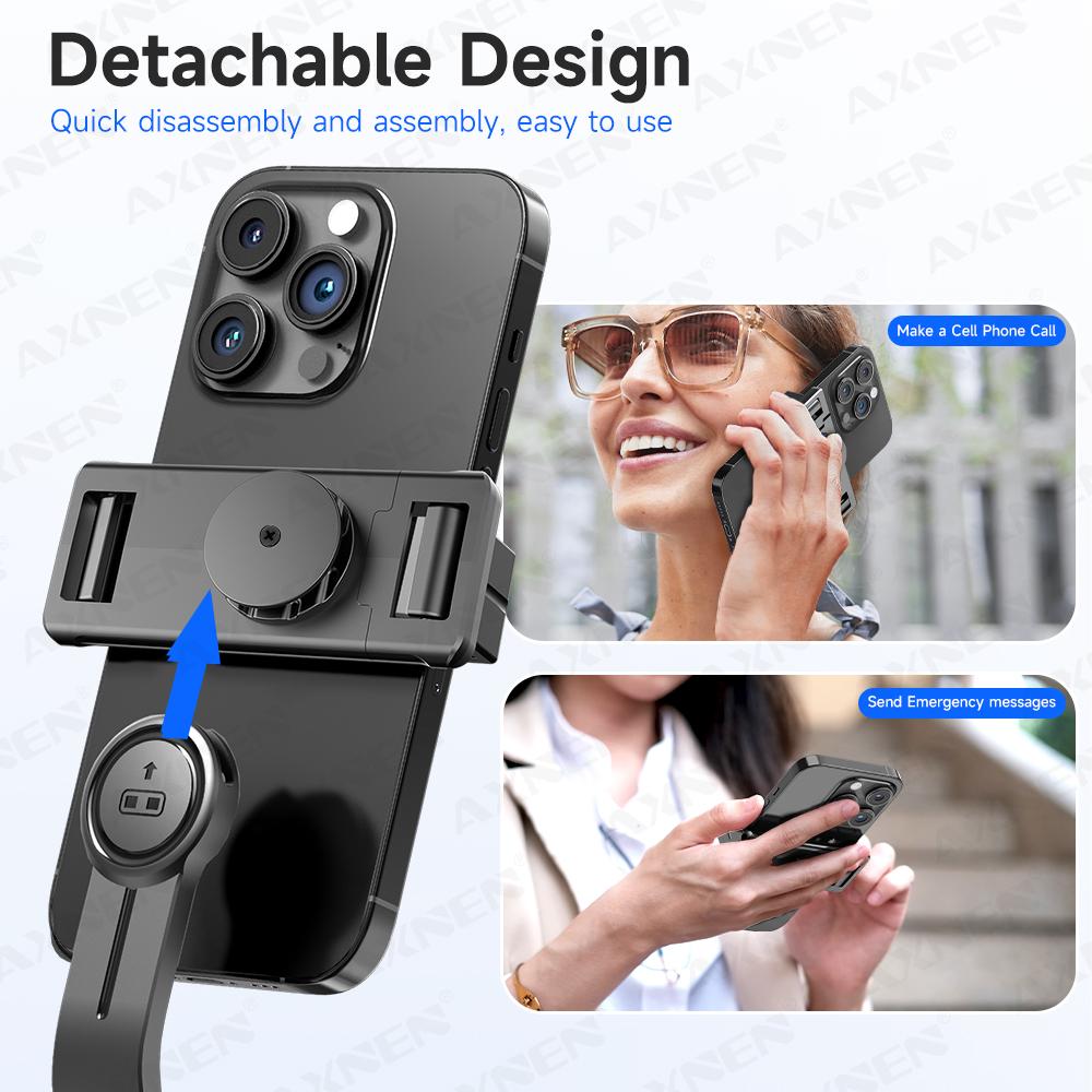 Selfie Stick Tripod with Detachable Bluetooth Remote, 360° Rotation,Extendable Pole, Fill Light Option, for Android Phone