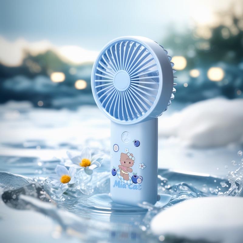 Portable Silent USB Mini Fan with High Wind Power for Desktop and Handheld Use