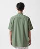 AVIREX ZIP UP WORK SHIRT 25(WEB&DEPOT Exclusive) Short Sleeve Shirt Men's M Olive 783-5123022
