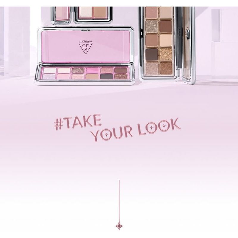 3CE - NEW TAKE Series 12-Color Eyeshadow Palette - Pink Journey