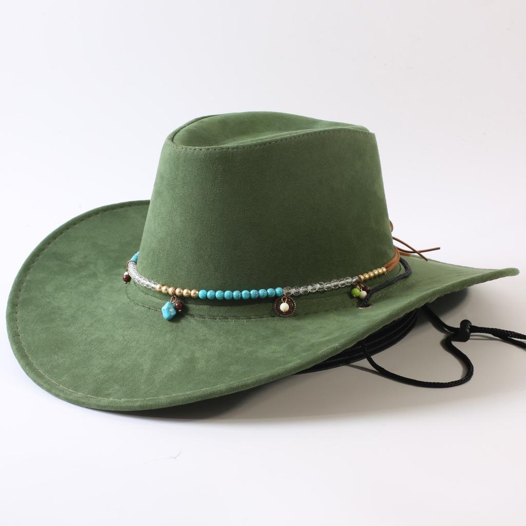 Popular European and American Classic Big-brimmed Western Cowboy Hat Men's and Women's Outdoor Fashion Anti-sun Cowboy Hat Jazz Hat