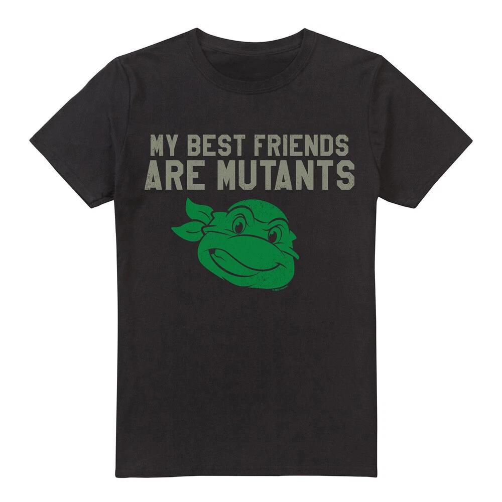 Tmnt Tmnt Mutant Friends 100% Cotton T-shirt Mens Tees Top S-5XL, Black 2XL