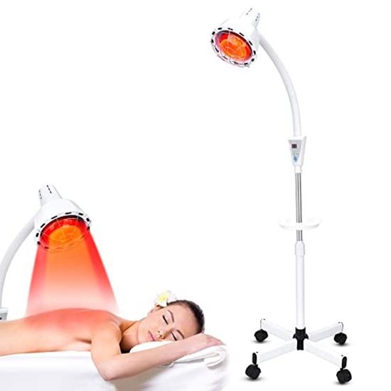 Infrared Light Therapy 275W Red Infrared Therapy Lamp for Body or Pain Therapy Device with Timer and Adjustable Height Stand