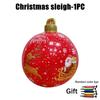 Super 60cm Blow Up Christmas Ball PVC Inflatable Ornament for Outdoor Yard Porch Garden Holiday Party Decor