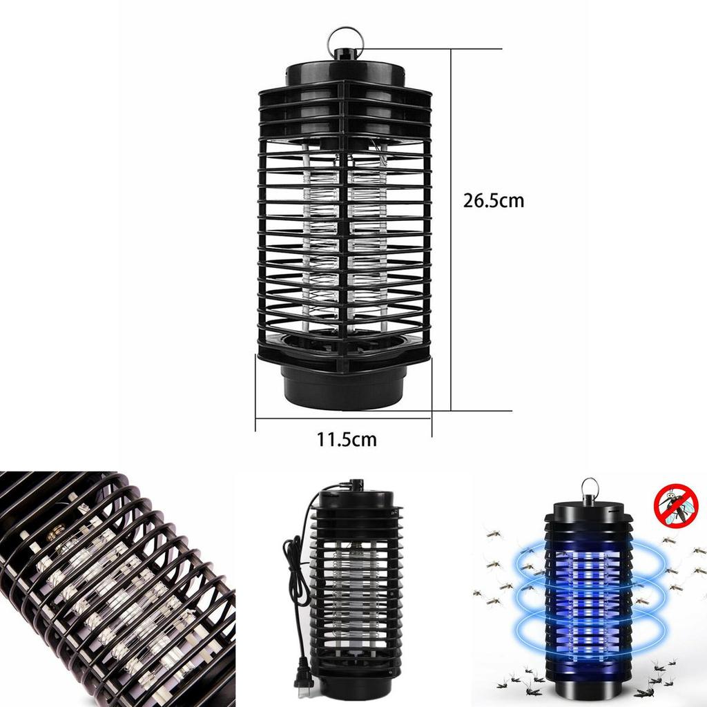 Електрична лампа-пастка для знищення комарів та комах, 110В/220В, для використання в приміщенні та на вулиці