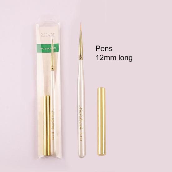 Odolné pero na zdobení nehtů Neodlupující se, opakovaně použitelné DIY