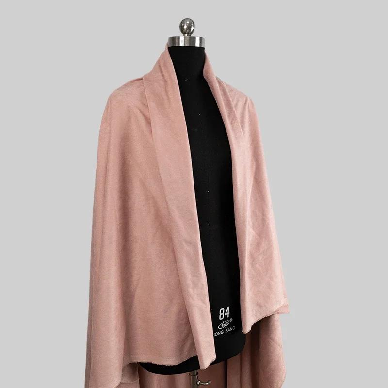 50x155cm Pure Polyester Material Frosted Suede Fabric Super Soft Ultra-fine Clothing Designer Cloth Apparel for Diy Sewing