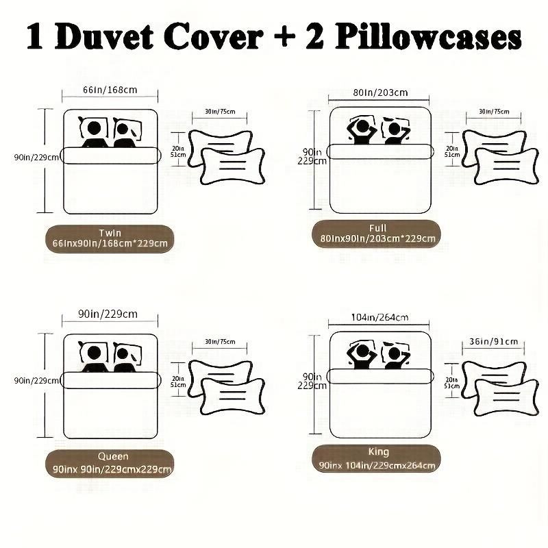 3pcs Duvet Cover Set, Tiger Print Bedding Set, Soft Comfortable Duvet Cover, For Bedroom, Guest Room