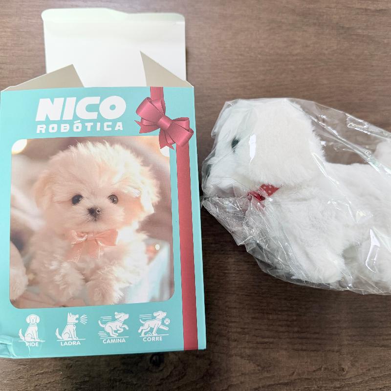 

Новый милый плюшевый робот-щенок Интерактивный ходячий имитирующий щенок Лающий виляющий хвостом Плюшевая игрушка щенок Дети(Без батареи)