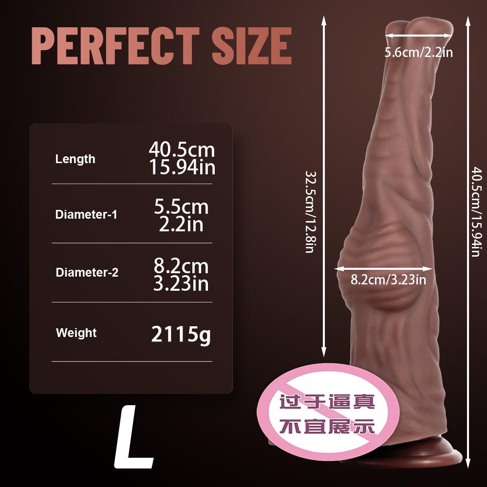 Liema Cross border Animal Silicone Simulation dildo Adult Sex Female Fake Penis Fisting Extra Large Long Horse Diao Anal Plug
