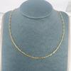Best Selling Jewelry 925 Sterling Silver Gold Plated Paperclip Link Paper Clip Necklace Chain for 2021 Women