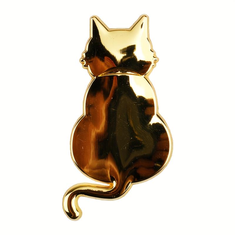 Suitable for Car Tail Side Modification Cartoon Cute Shaped Car Emblem Stickers, Universal High-Quality Metal Material Pet Cat Car Decoration Stickers