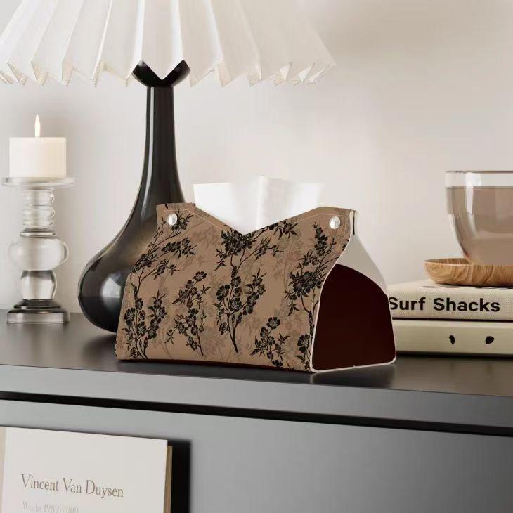 

Elegant Retro Waterproof Tissue Box for Home, Bathroom, or Car
