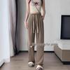 Petite Women's High-Waisted Drapey Drawstring Wide-Leg Summer Pants – 145