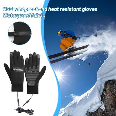 USB Heated Gloves,Riding Gloves, Ski Gloves, Heated Touchscreens Accessories Gloves Winter E5M9