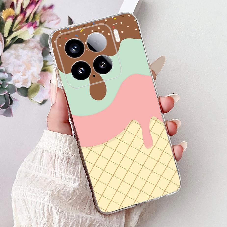 For Xiaomi Mi 15 Pro 5G Case New Fashion Painted Cover Soft Silicone Slim Phone Case For Xiaomi 15 Pro Mi15 5G Back Cover Fundas