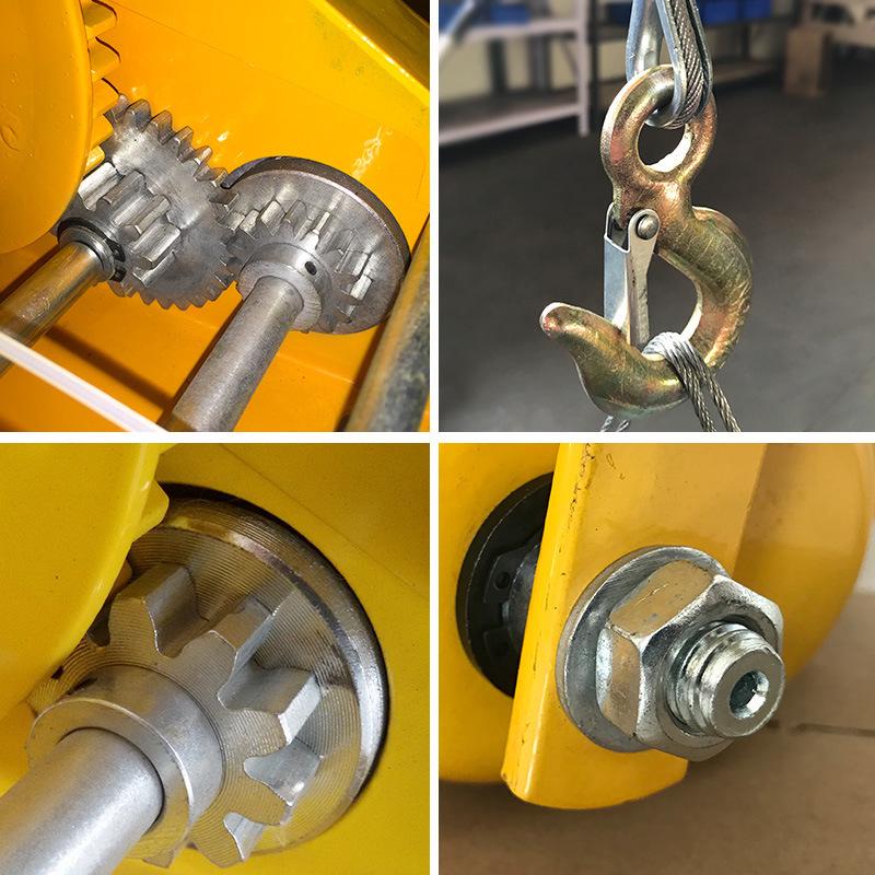 Guincho Manual Auto-Travante Junda: Talha Manual para Elevação e Tração com Cabo de Aço