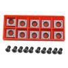 10pcs 14*14mm Carbide Inserts Cutters Square for Woodworking Spiral Planer Head