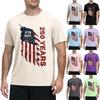Men's Quick Dry Short Sleeve T Shirt Lightweight Athletic Fitness Tee Breathable Moisture Wicking Workout Top