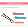1pcs Haircut Straightening V Shape Black Color Comb Home Hairdressing Straightening Combs Clip-Type Hairdressing Hair Straighten
