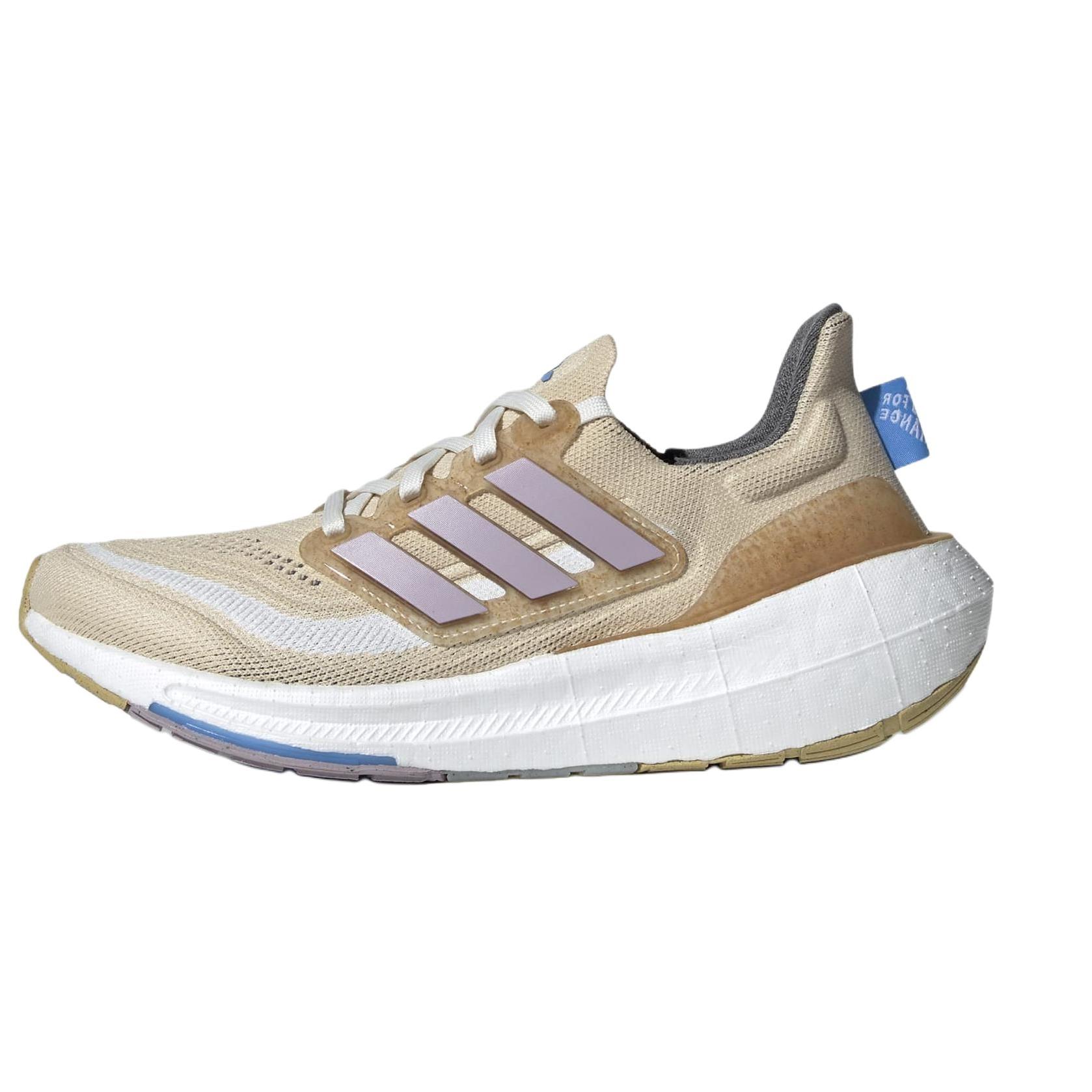 

Adidas UltraBoost Light Crystal Sand Preloved Fig женские кроссовки Tan Blue-Burst IE5834 36