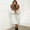 Plush women's imitation fur coat coat long autumn and winter new fur trench coat