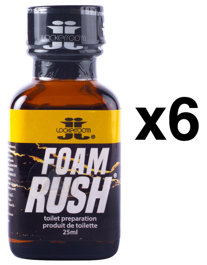 FOAM RUSH 25ml x6 - Locker Room - Hexyle | x6