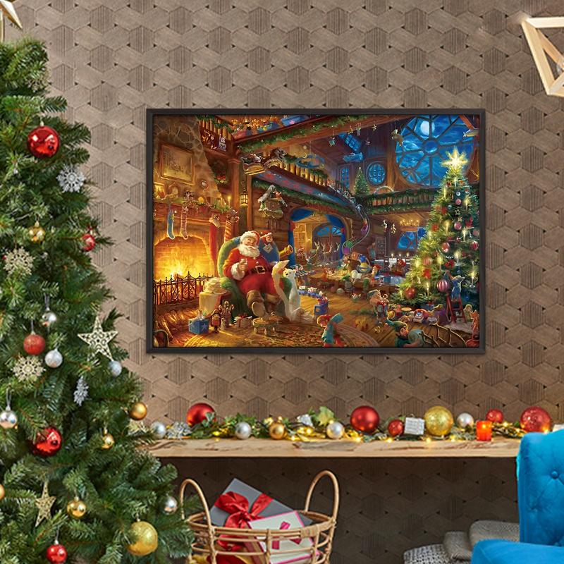 Advent Calendar 2025 Jigsaw 1008 Pieces Christmas Countdown Calendar Puzzle Family Game Night Parent-Child Interactive Jigsaw