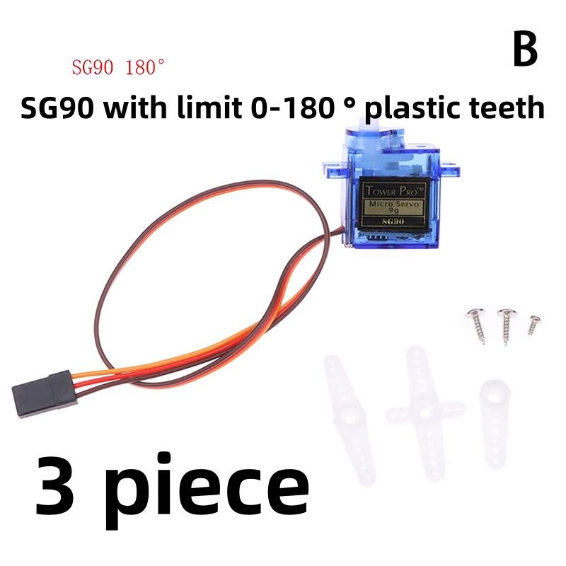 1/3Pcs 5V 180°/360° Digital Servo RC Car Robot Arm Arduino Starter DIY Project SG90 9G Micro Servo Motor
