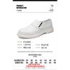New white small leather shoes men's fashion British casual shoes spring and summer men's business suit white shoes