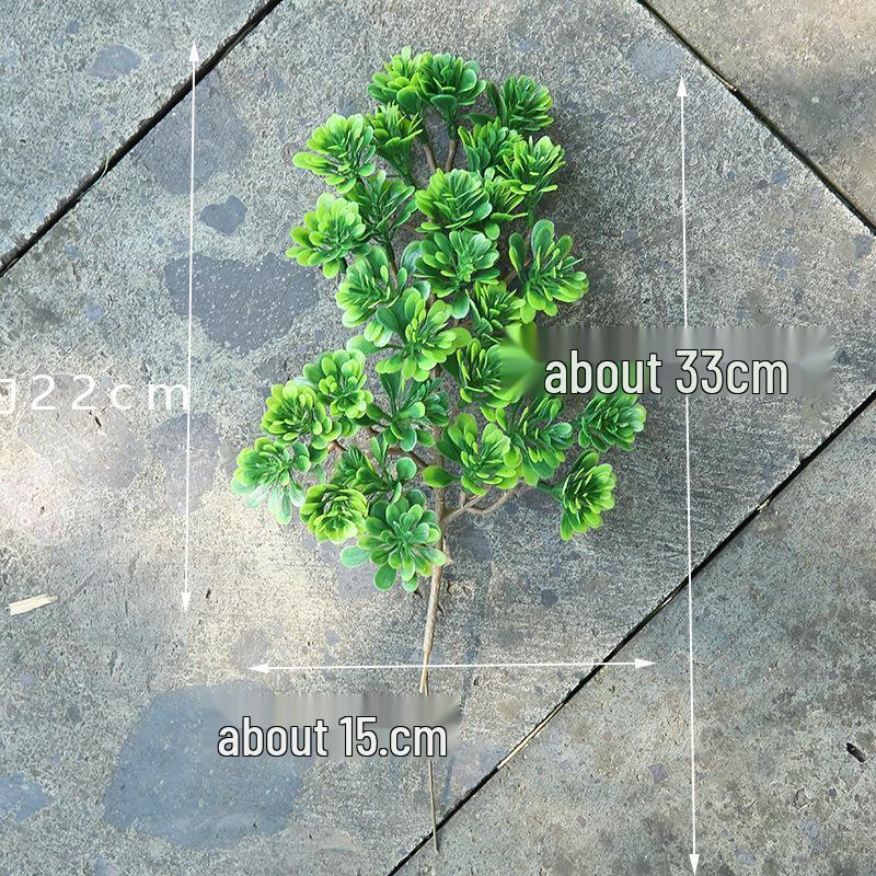 Ramură Artificială de Pin cu Frunze de Arțar și Accente de Chiparos