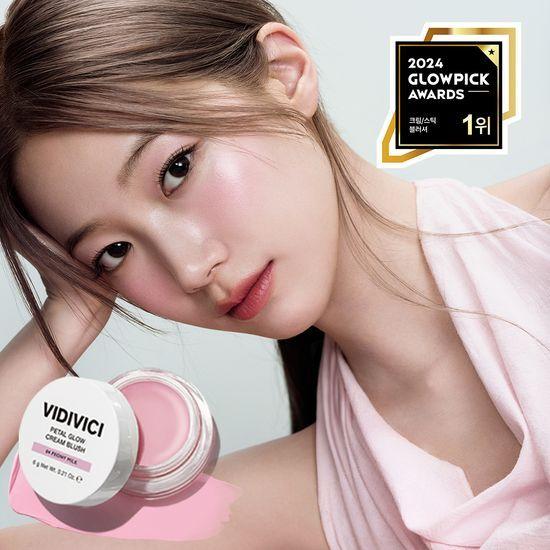 VIDIVICI Promoție Blush Cremă Petal Glow (+ Puf de fondant gratuit)