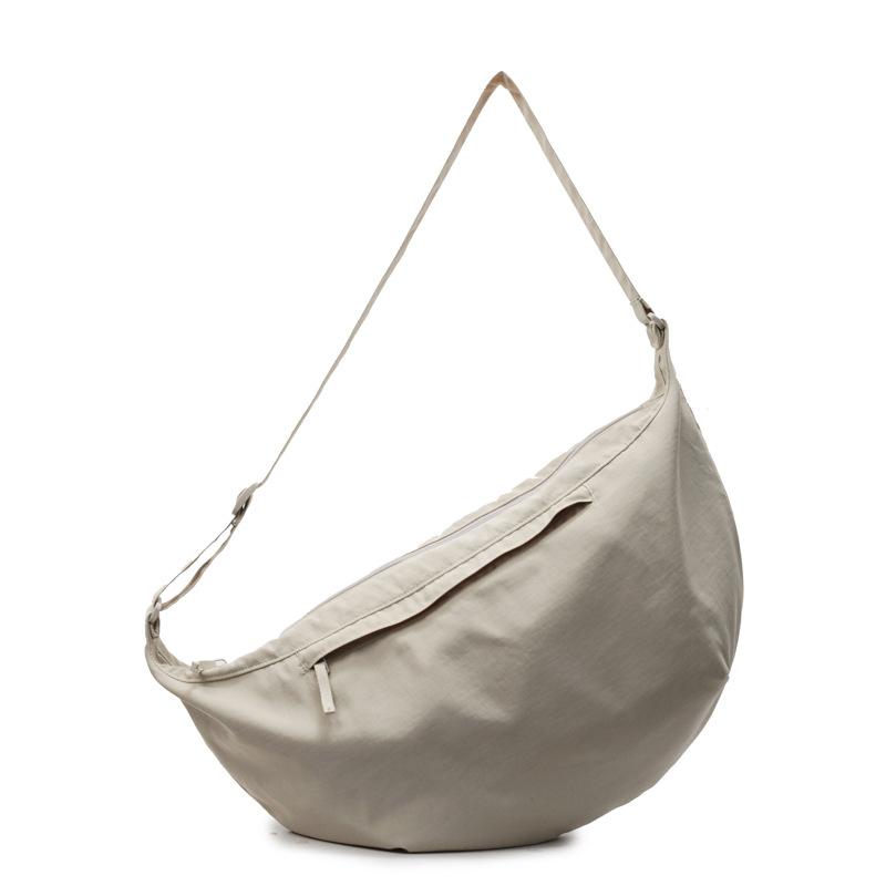 Casual Satchel Dumpling Bag Large Capacity Lightweight Outer Pocket New Nylon Cloth Women's Shoulder Messenger Bag 474155