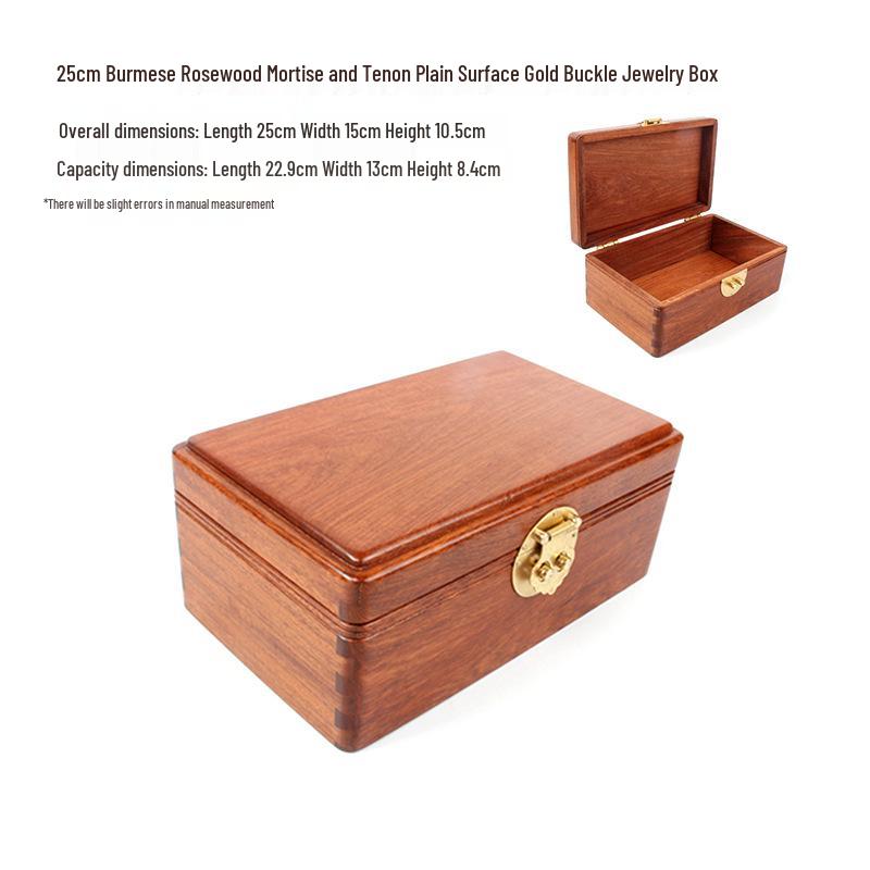 Burmese Rosewood Jewelry Box: Solid Wood Accessory Storage In Various Styles - Chinese Style Wedding Collection