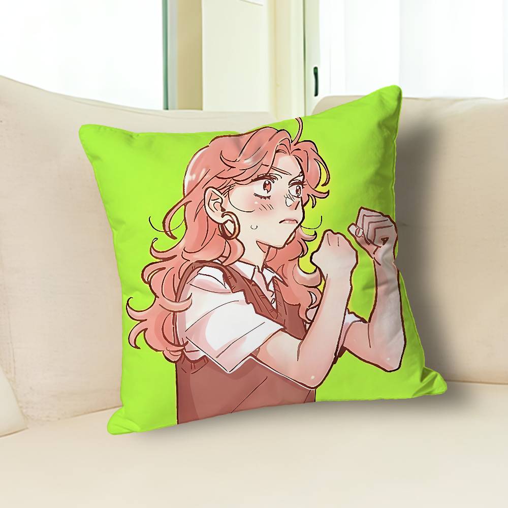 M-Mitsuki Koga Aya tgswiiwagaa Anime Celebrity Merchandise All-Match Printed Pillow Case Sofa Car Office Room