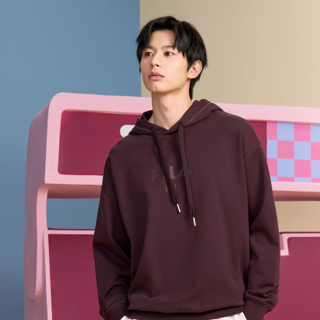 New FILA Sweatshirt Men's Sandalwood Brown F11U439201FBN