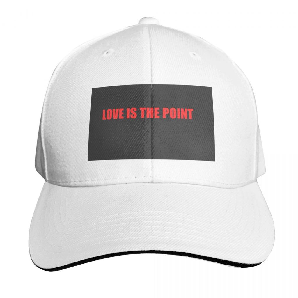 Love Is The Point Baseball Cap Moisture Wicking Quick Dry Curved Brim Classic Fit Low Profile Unstructured