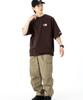 New Era Short Sleeve Oversized Burnt Wood White Oversized Cotton Tee Box Logo T-Shirt S/S