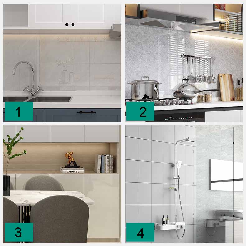 0,05 mm Extra Dicke Selbstklebende Wandfolie Hitzebeständig & Wasserdicht Transparenter Aufkleber für Küche & Badezimmer Keine Rückstände