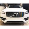 3X For Volvo XC90 Gen2 16-19 Sweden Flag Color Front Grille Ert Trims Strip