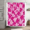 Bathroom Shower Curtain Floral Pattern Waterproof Fabric Decor Modern Farmhouse Vintage Coastal Home Spa