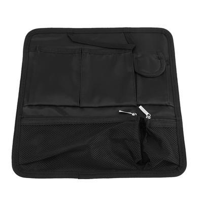 Insérer de sac à dos multi-poches Pochette en maille Porte-clés en métal Organisateur de voyage Noir Taille réglable Organisateur d'épaule Utilisation en voyage