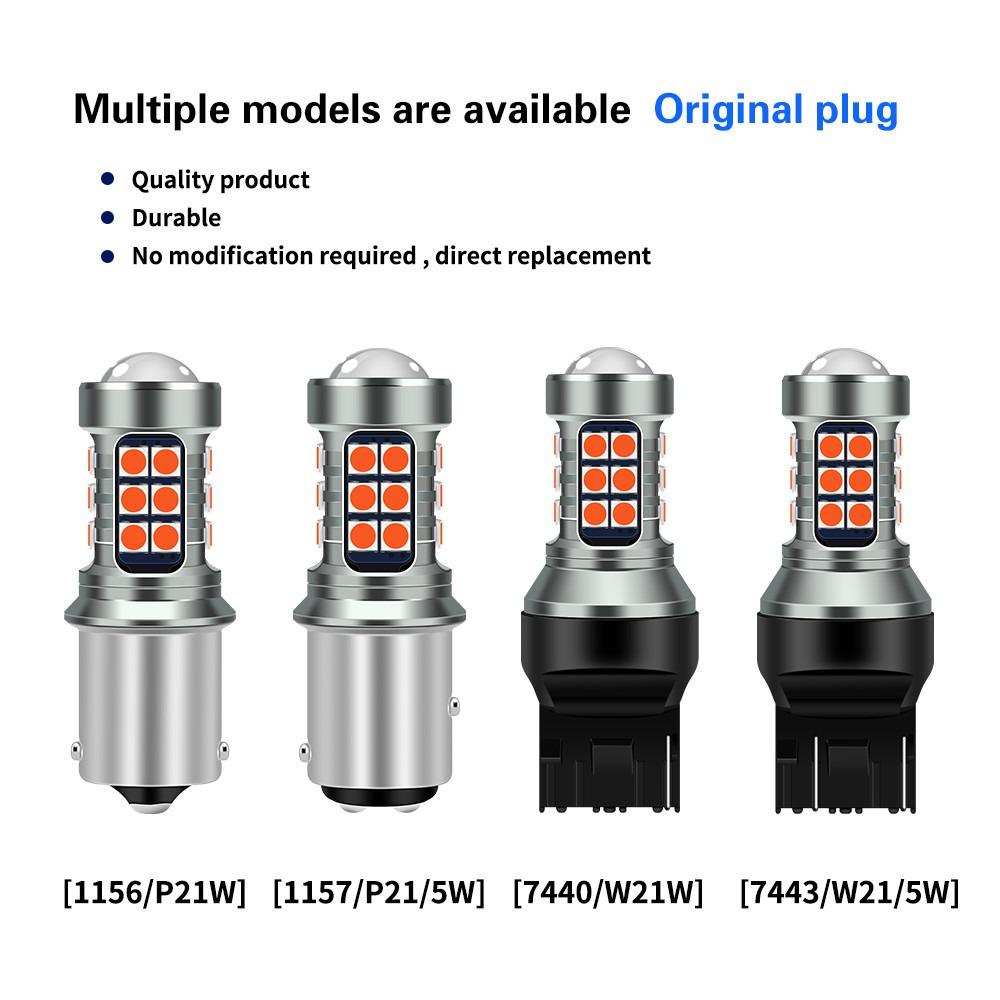 High-Power Red LED Brake Lights with Aluminum Body - 27 LED Chips for Maximum Road Safety & IP65 Waterproof